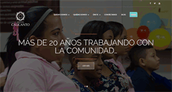 Desktop Screenshot of fundacioncalicanto.org