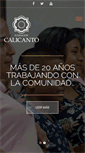 Mobile Screenshot of fundacioncalicanto.org